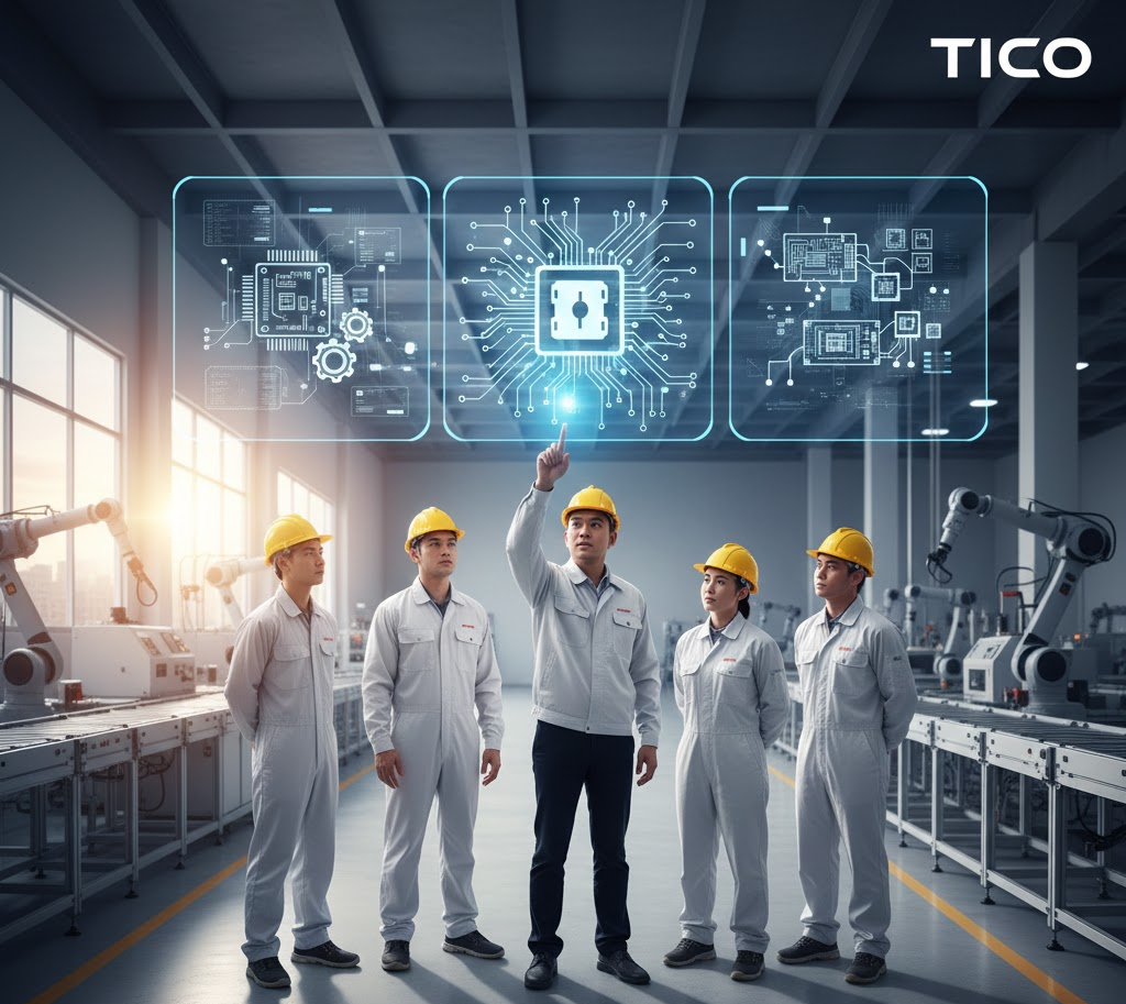 Dây chuyền sản xuất điện tử